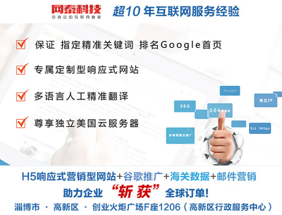 邹平谷歌推广-淄博网泰科技-邹平谷歌推广公司